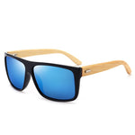RBRARE Men's Goggle Driving Sunglasses Men Classic Bamboo Leg Sun Glasses For Men High Quality Outdoor UV400 Gafas De Sol Mujer
