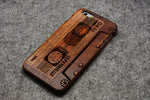 LYBALL Wooden Phone Case 100% Handmade Natural Real Wood Bamboo Hard Cover for Apple iPhone X XR XS MAX 8 7 Plus 6 6S Plus 5S SE