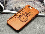 LYBALL Wooden Phone Case 100% Handmade Natural Real Wood Bamboo Hard Cover for Apple iPhone X XR XS MAX 8 7 Plus 6 6S Plus 5S SE