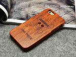 LYBALL Wooden Phone Case 100% Handmade Natural Real Wood Bamboo Hard Cover for Apple iPhone X XR XS MAX 8 7 Plus 6 6S Plus 5S SE