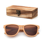 Fashion Square  Handmade Lady sunglasses Natural Wood High Quality Travel Men and Women Polarized Sunglasses
