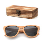Fashion Square  Handmade Lady sunglasses Natural Wood High Quality Travel Men and Women Polarized Sunglasses