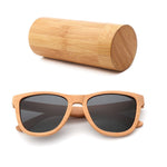 Fashion Square  Handmade Lady sunglasses Natural Wood High Quality Travel Men and Women Polarized Sunglasses
