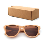 Fashion Square  Handmade Lady sunglasses Natural Wood High Quality Travel Men and Women Polarized Sunglasses