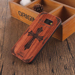 Mandala Skull Head Wood Bamboo Case For samsung galaxy A5 2017 Wood Case For Samsung Galaxy A5 2017 Cell Phone Case Wooden Cover